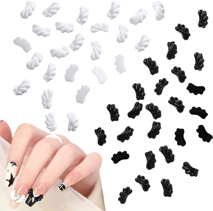 Amazon.co.jp: TUUWAI ネイルパーツ 翼 60ペア 3D 立体 羽根 悪魔の翼