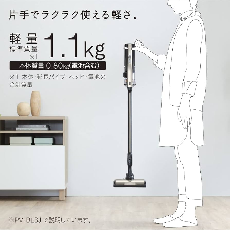 Amazon | 日立 掃除機コードレス スティッククリーナー 軽量 1.1Kg 自