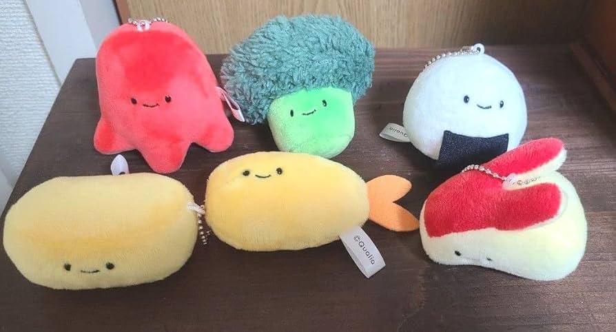 Amazon | にっこりーノ newお弁当のぬいぐるみ ガシャポン ガチャ 全6