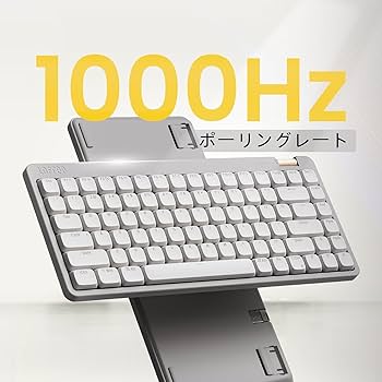 Amazon | Flow Lite 100キーロープロファイルメカニカルキーボード、75