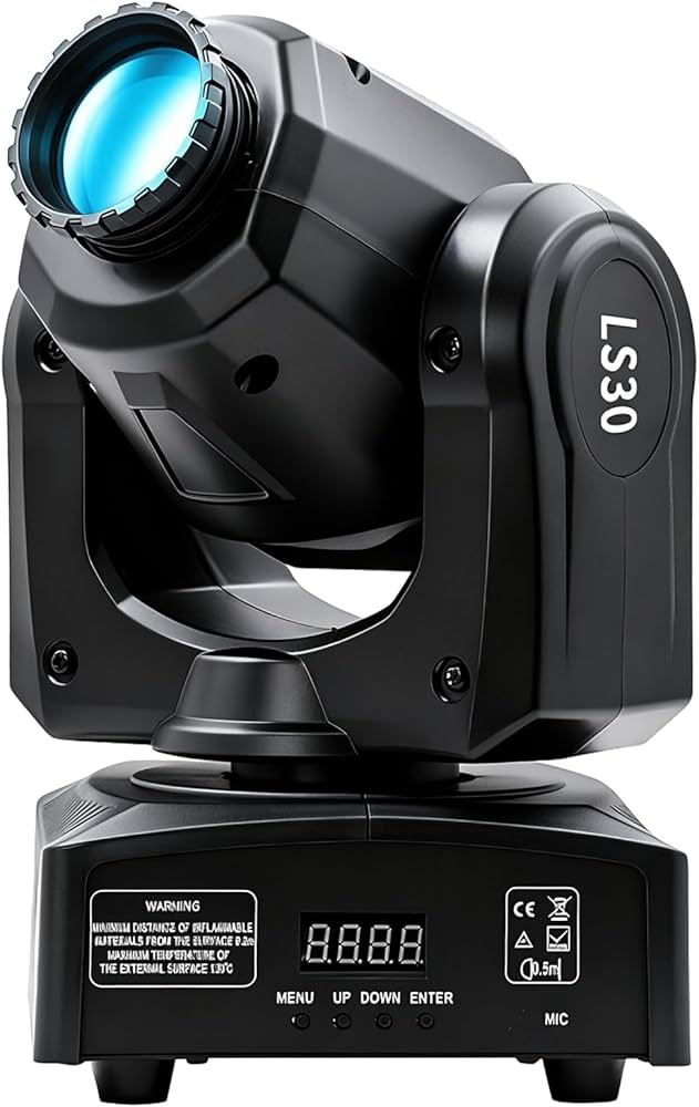 Amazon.co.jp: BETOPPER 舞台照明 ステージライト LED 回転 8色 30W