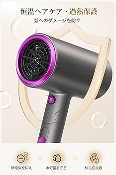 Amazon | ドライヤー【2026年進化モデル】大風量 速乾 超軽量 折り畳み