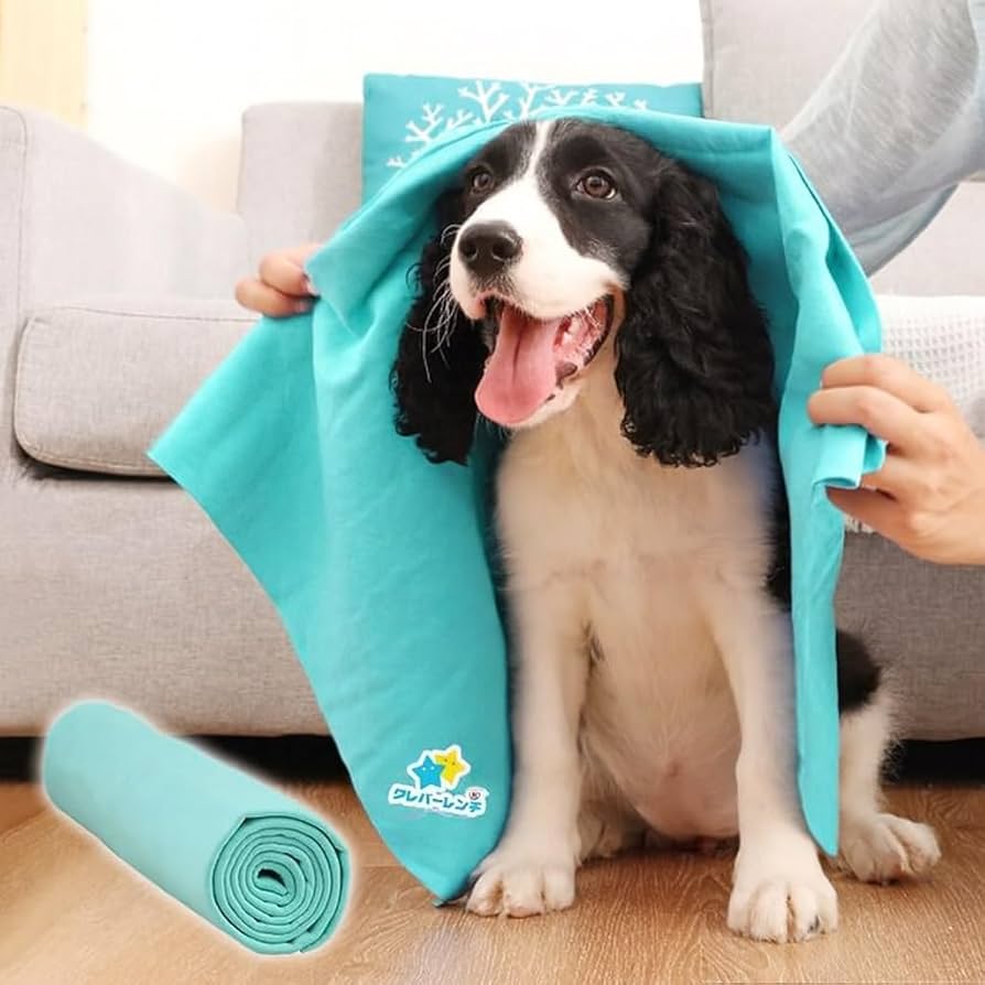 Amazon.co.jp: セームタオル ペット用 吸水速乾タオル｜犬用・猫用 超