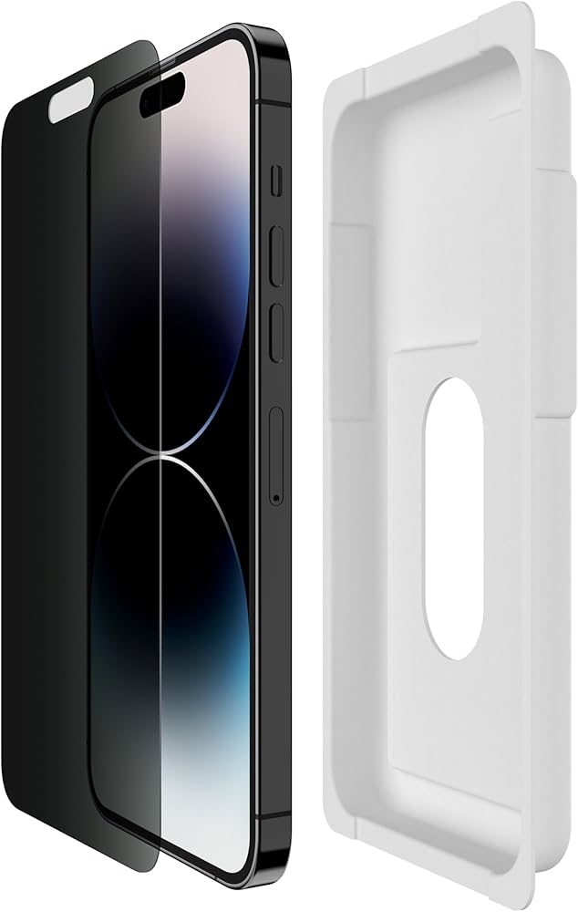 Amazon | iPhone16 覗き見防止 ガラスフィルム 0.29mm超薄型 ガイド