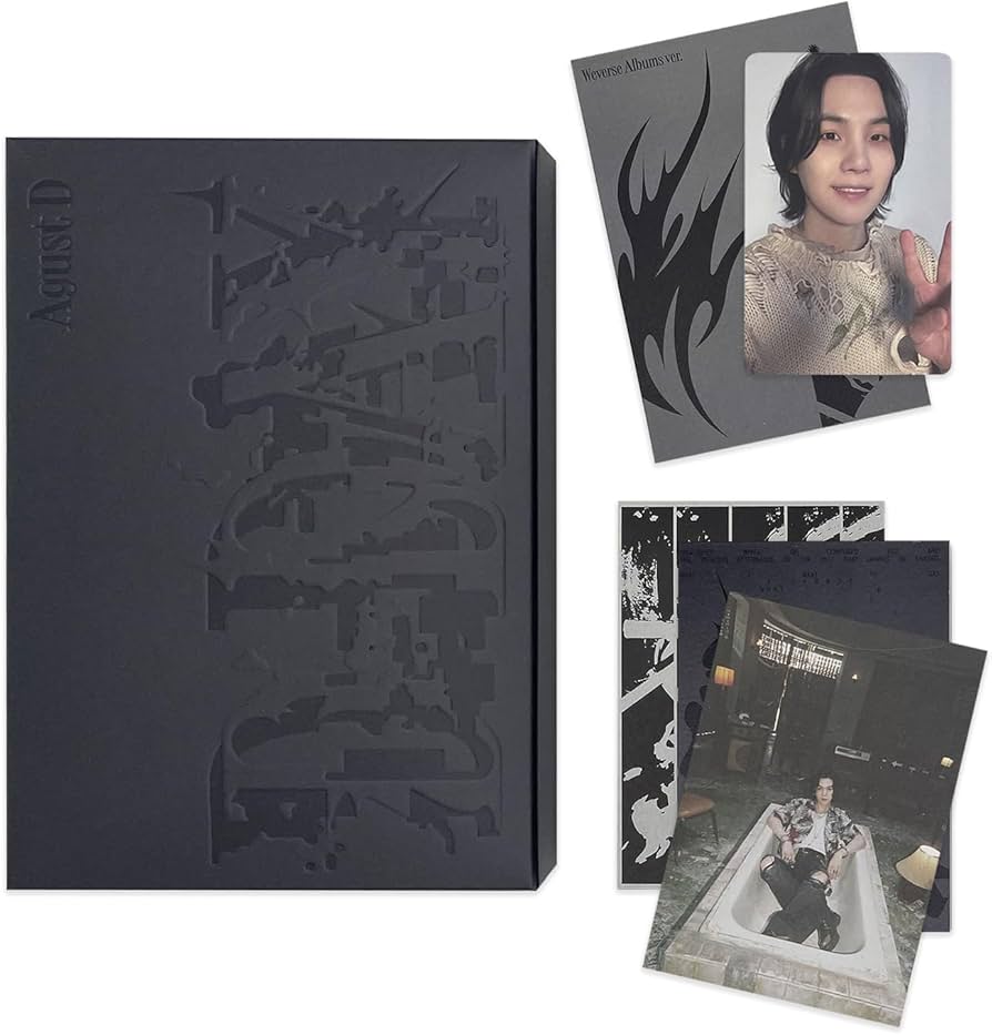 Amazon.com: Agust D (SUGA) - [D - DAY] (Weverse Albums Ver.) Outer