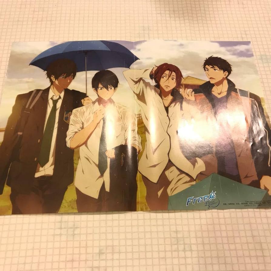 Amazon.co.jp: うたプリ Free! 雑誌 付録 ポスター 嶺二 蘭丸 藍