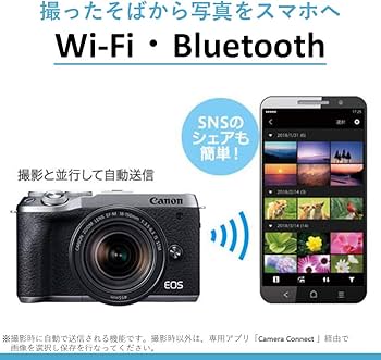 Amazon.co.jp: Canon EOS M6 Mark II Mirrorless SLR Camera Double