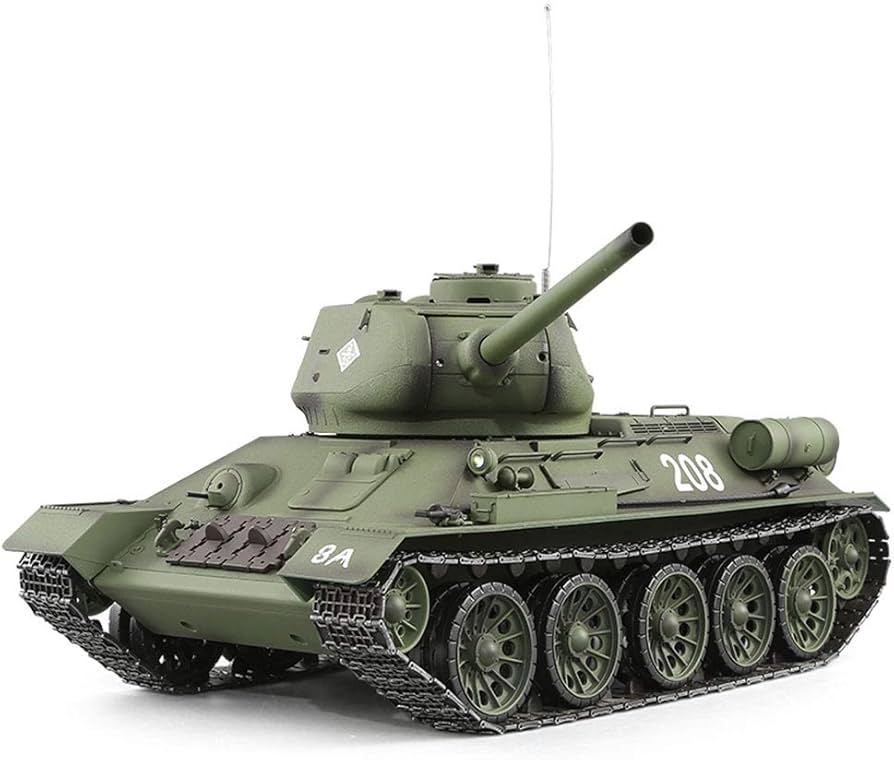 Amazon.co.jp: ラジコン 戦車 ソビエトT-34/85中戦車 2.4GHz 1/16