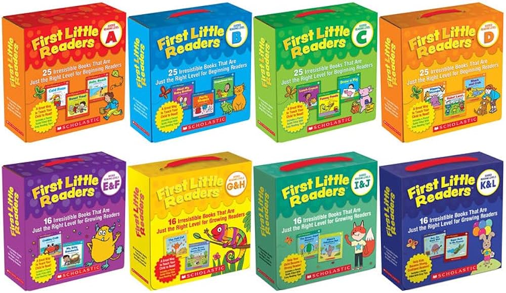 Scholastic First Little Readers 8 Parent Packs Complete Set