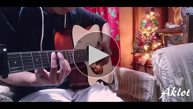 Amazon | AKLOT アコースティックギター, スプルース製ギター 40インチ