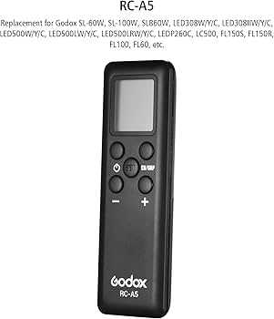 Amazon.com: Godox RC-A5 Remote Control 16 Channels 6 Groups