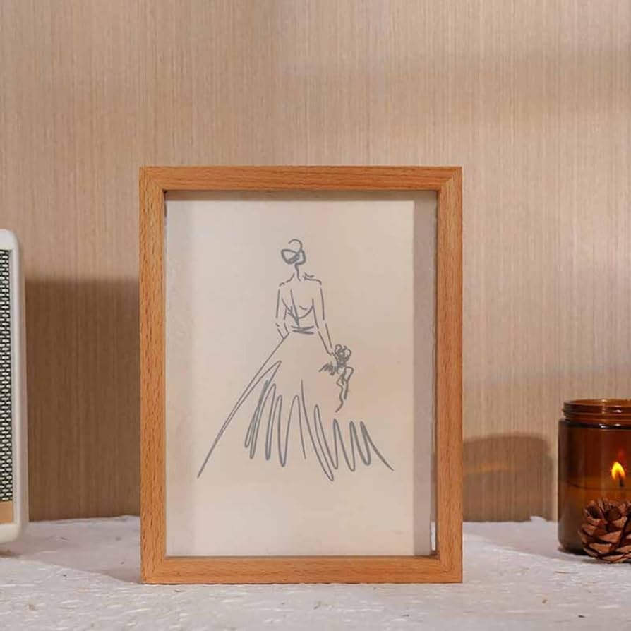 Amazon.co.jp: [LSDZW] 木製フレーム A4 額縁 おしゃれ フレーム