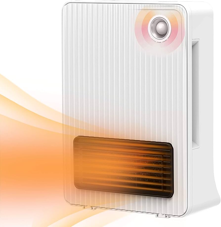 Amazon | セラミックヒーター 電気ヒーター 1200W/600W 人感センサー 3