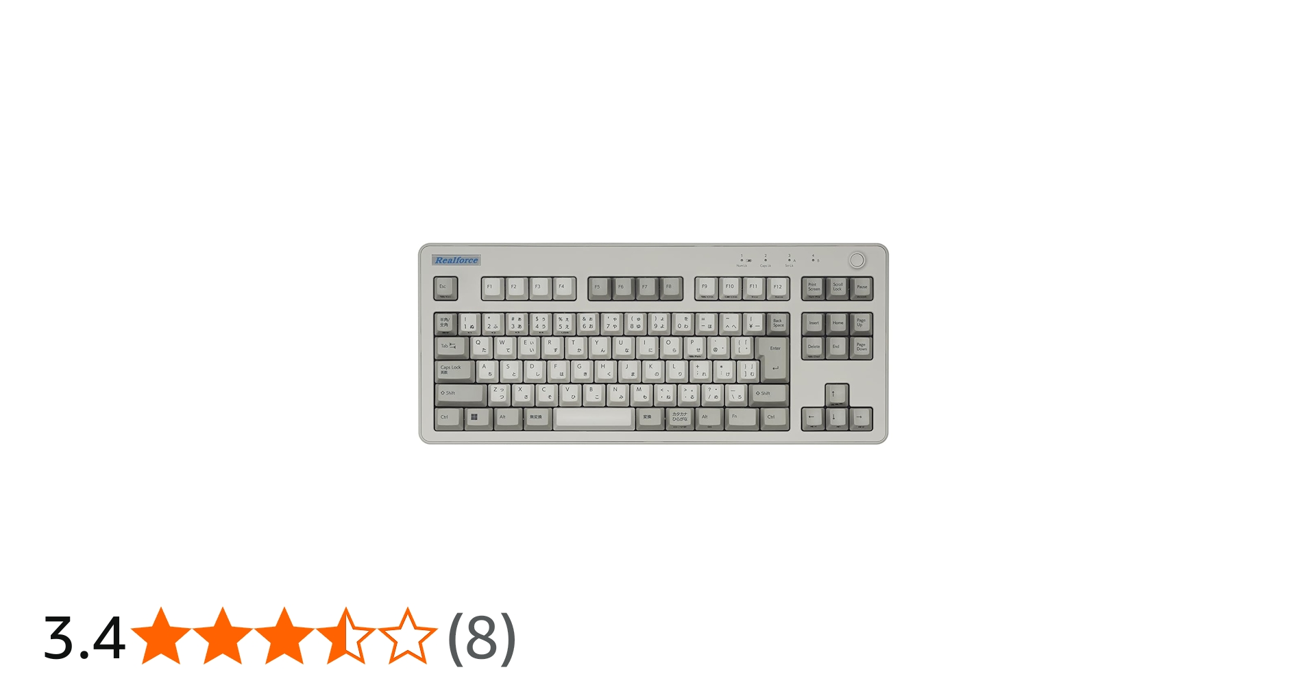 Amazon | REALFORCE R3 キーボード アイボリー 限定モデル テンキー