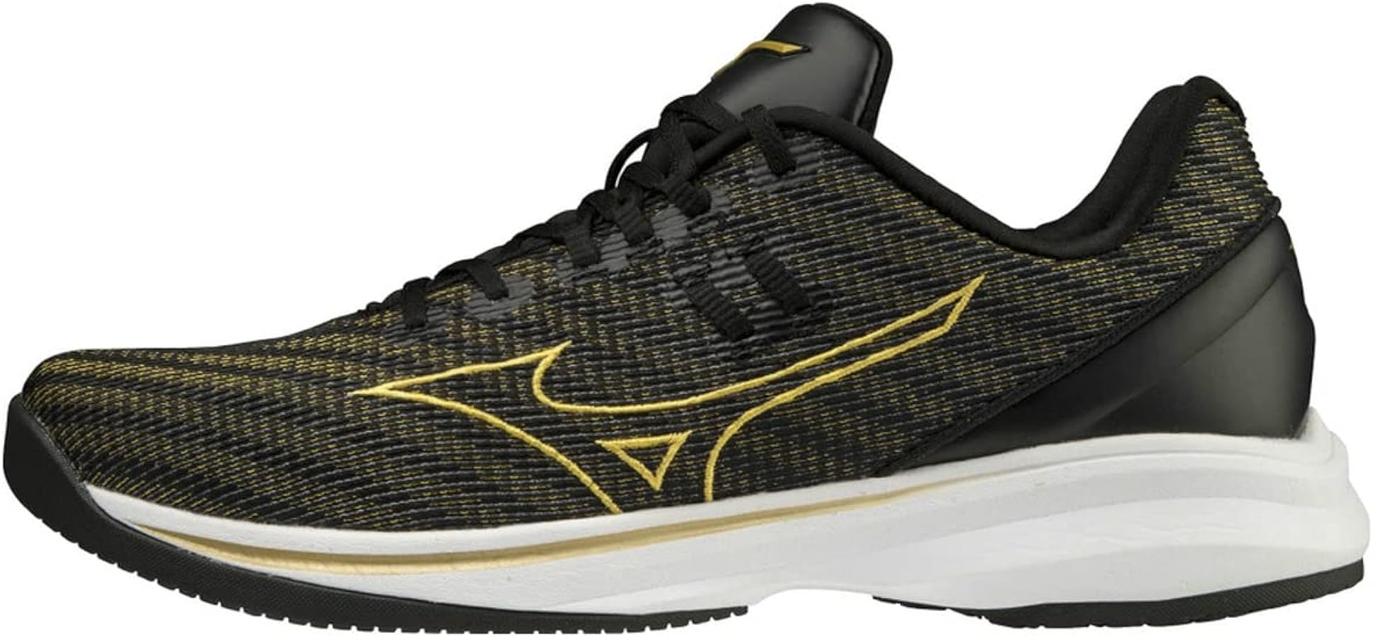 Amazon | [ミズノ] ウエーブ ライトレボラン プロ ブラック/ゴールド