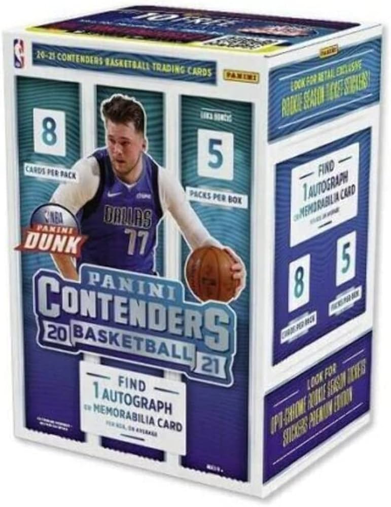 Amazon.com: 2020-2021 Panini Contenders Basketball Blaster Box