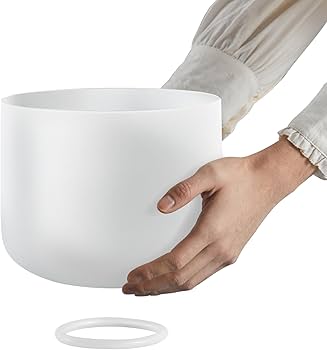 Amazon.com: VEVOR 2PCS Crystal Singing Bowls, 8-inch and 10-inch A