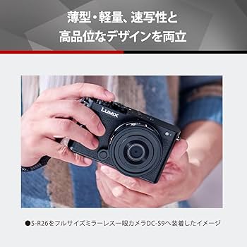 Amazon.com : Panasonic S-R26 Monofocal Lens Full Size Mirrorless