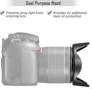 Amazon | レンズフード (シェード) Canon EF-S 18-135mm f/3.5-5.6と