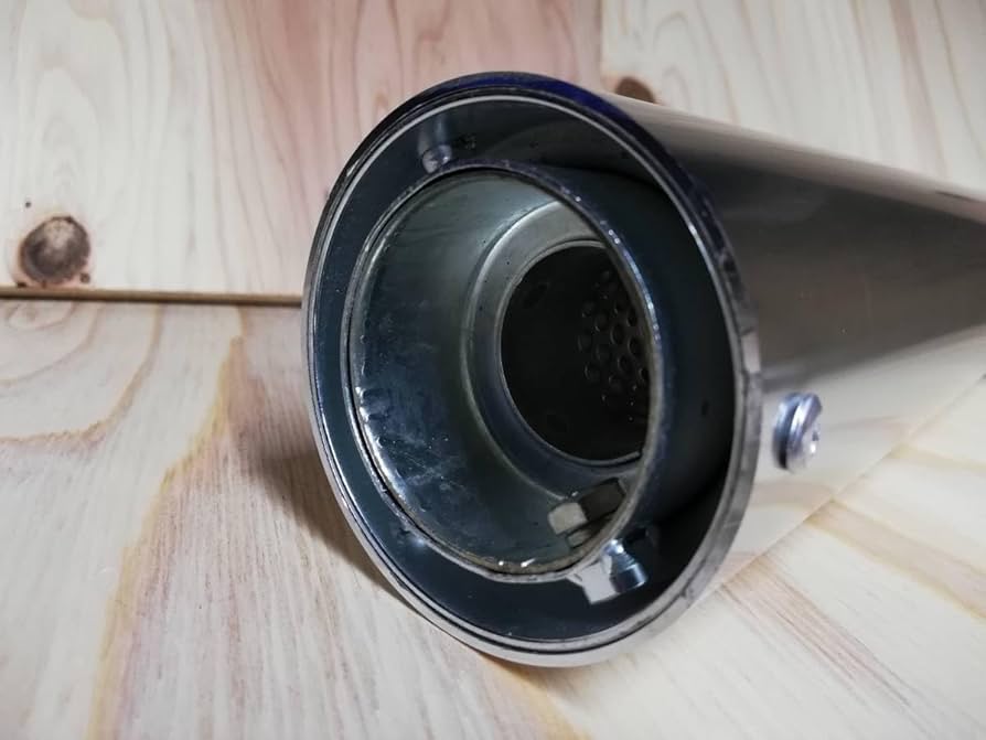 Amazon | エンデ サイレンサー 銀×メッキ 50．8汎用CBX400Fマフラー