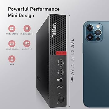 Amazon.com: Lenovo ThinkCentre M710q Tiny Desktop Computer, 6th