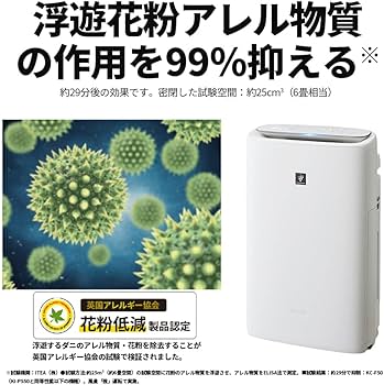 Amazon.co.jp: シャープ 加湿 空気清浄機 KI-PS50-W プラズマ