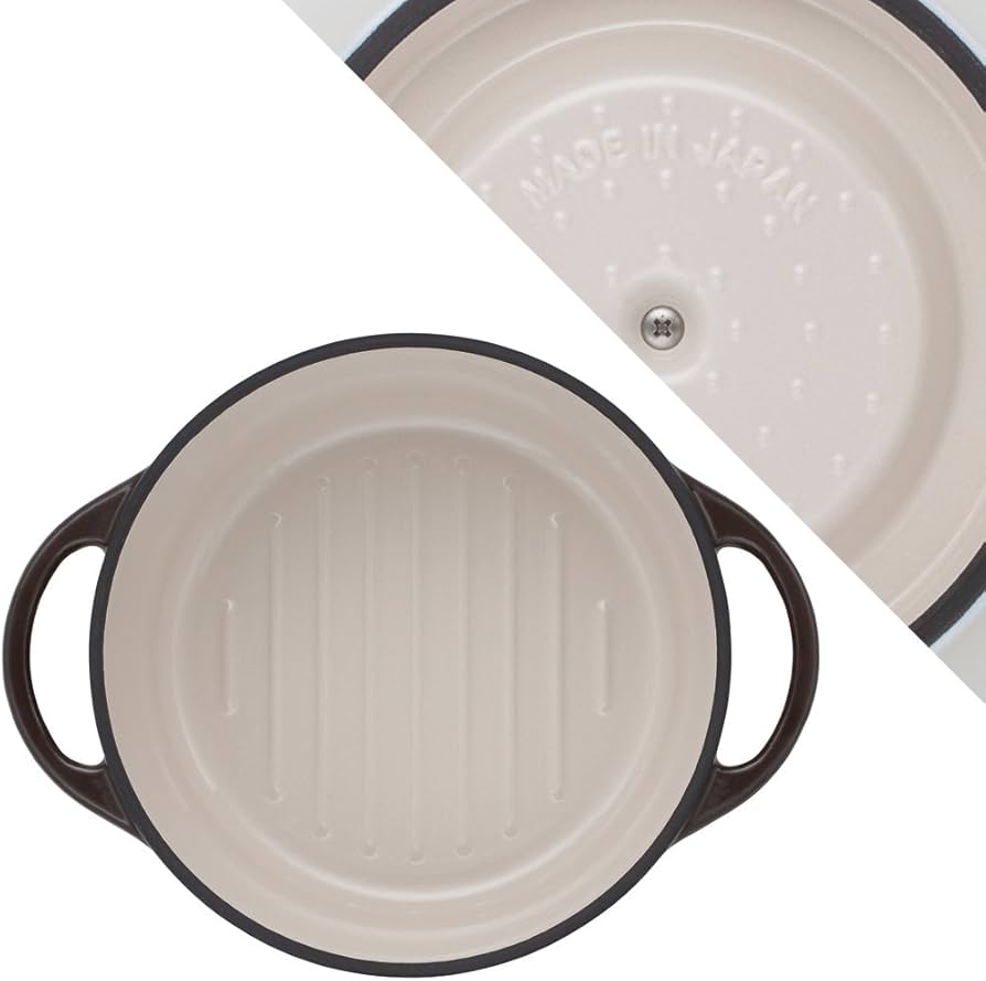 Amazon｜バーミキュラ 鋳物ホーロー鍋 18cm パールブラウン 無水調理