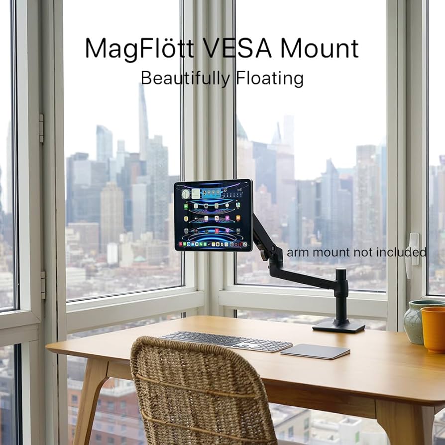 CharJenPro MagFlott Magnetic VESA Mount for iPad Pro 12.9