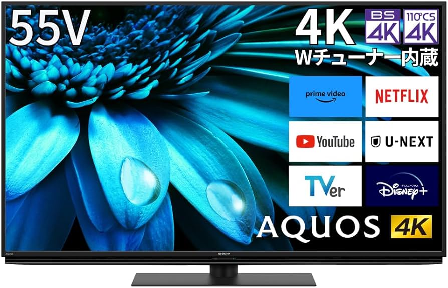 Amazon | シャープ 55V型 4K 液晶 テレビ AQUOS 4T-C55EL1 Google TV