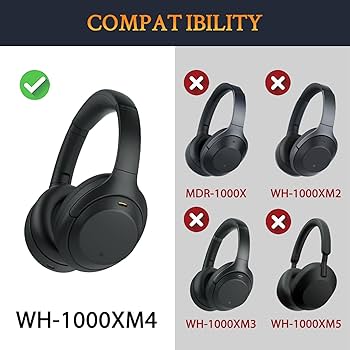 Amazon.com: SOULWIT Headband Cover for Sony WH-1000XM4 (WH1000XM4