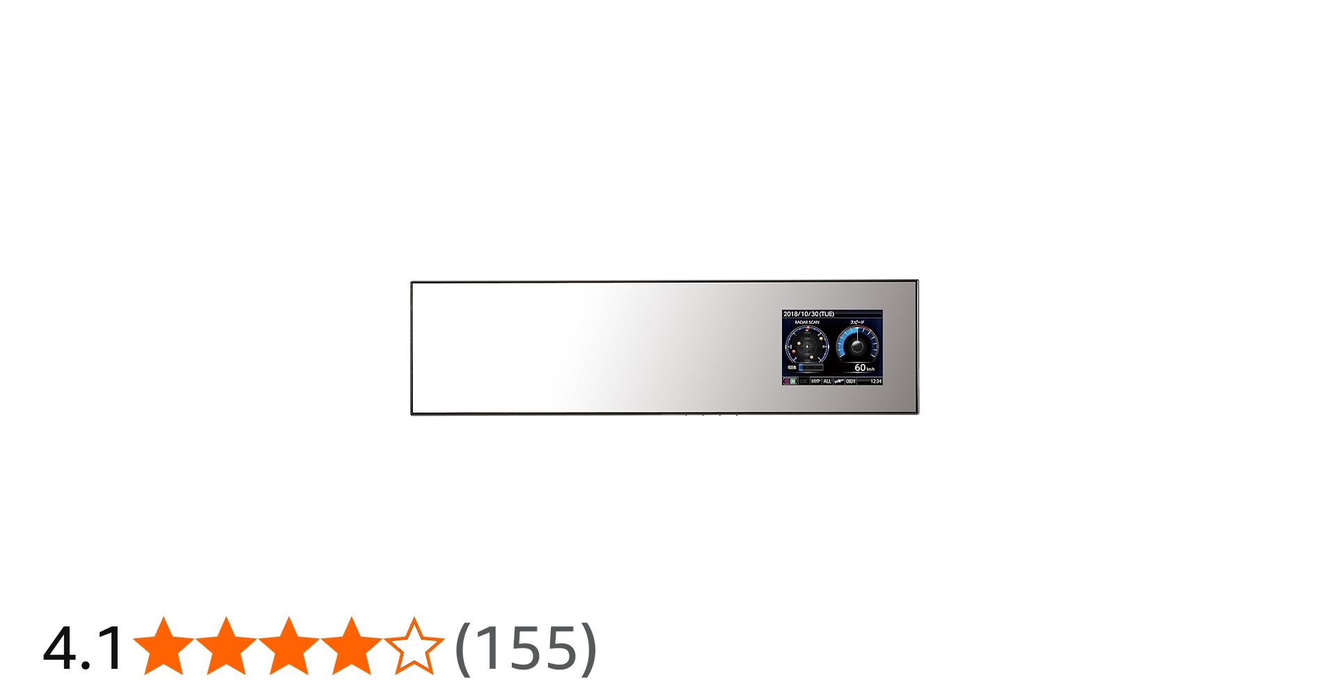 Amazon | コムテック ミラー型GPSレーダー探知機 ZERO 505M OBD2対応