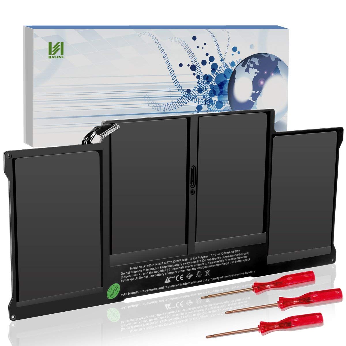 Amazon | HASESS A1466 バッテリー互換性のある MacBook Air 13 インチ