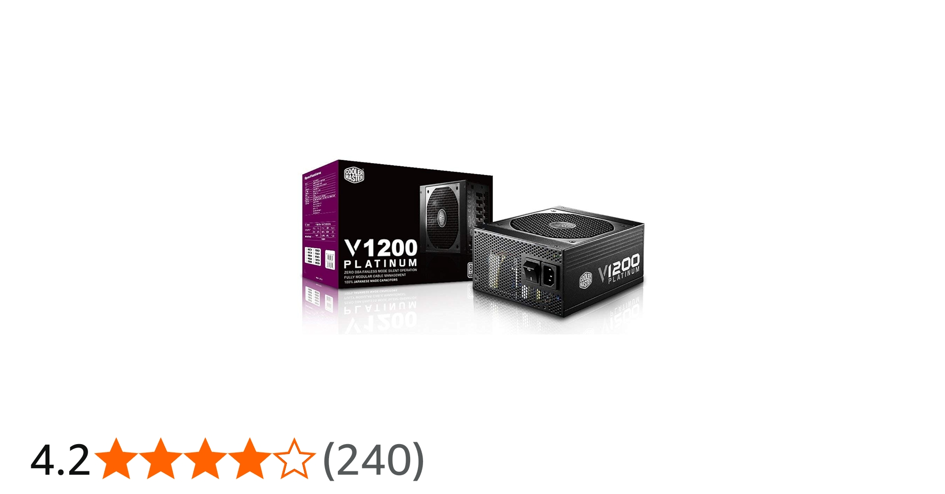 Amazon | CoolerMaster V1200 Platinum 1200W PC電源ユニット 80PLUS