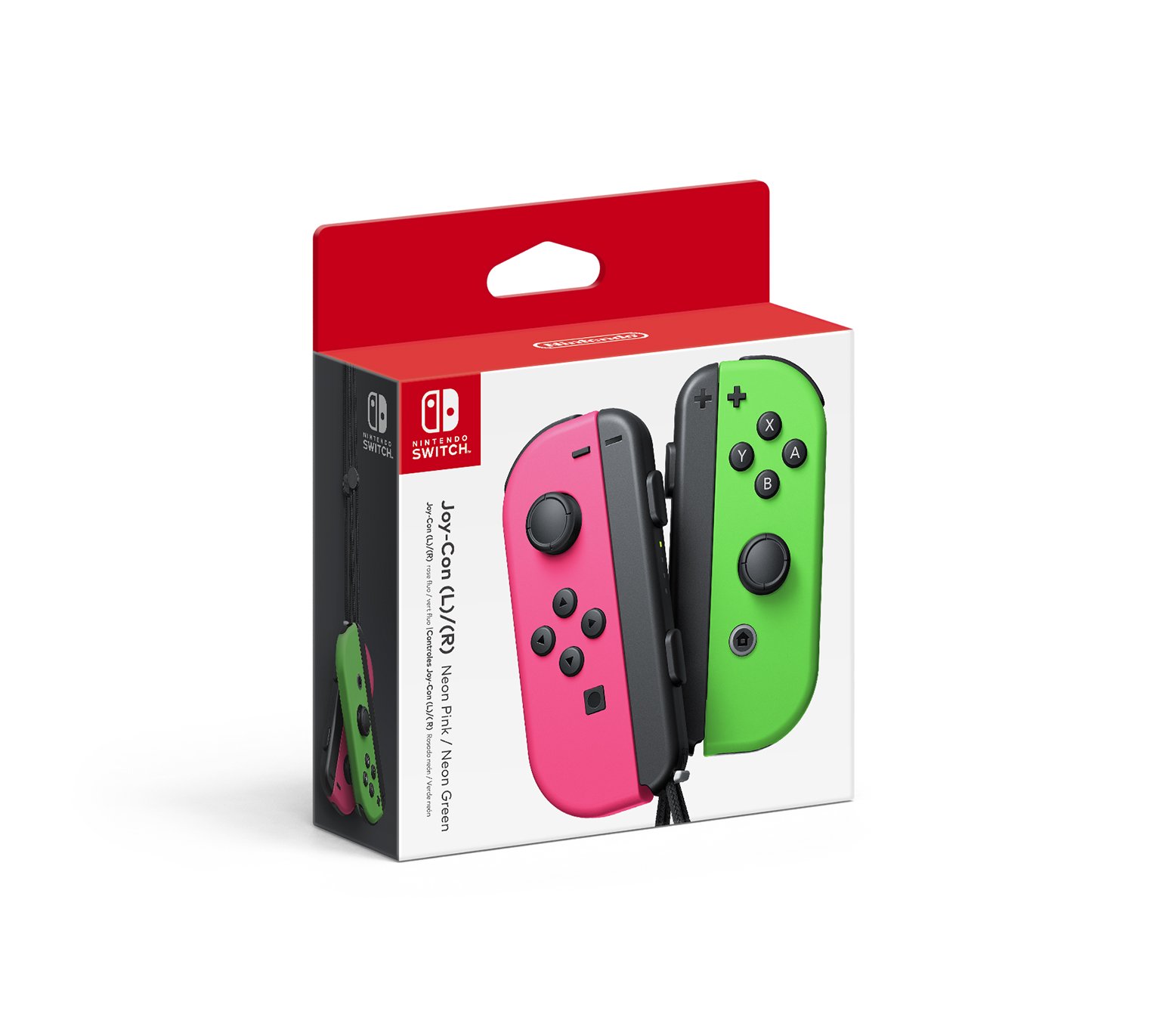 Amazon.com: Nintendo Joy-Con (L/R) - Neon Pink/Neon Green : Video