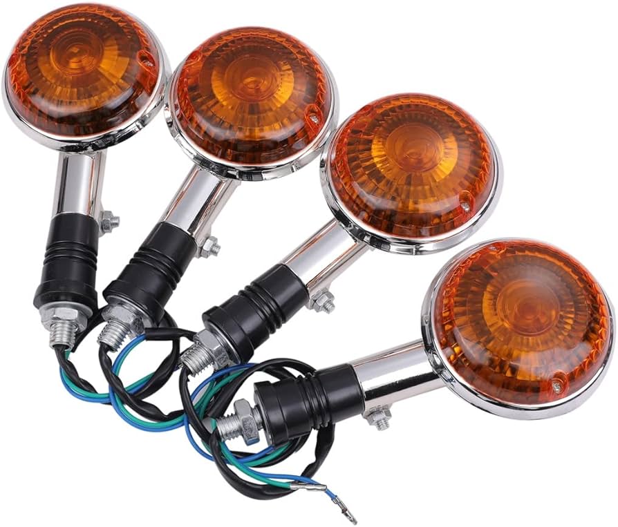Amazon | ヤマハ 用 ウインカー 4個 セット オレンジ クリアー レンズ
