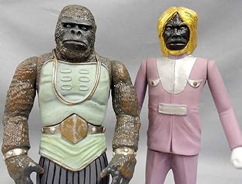 Amazon.co.jp: よいこの怪獣ソフビ 宇宙猿人2体セット ゴリとラー 未