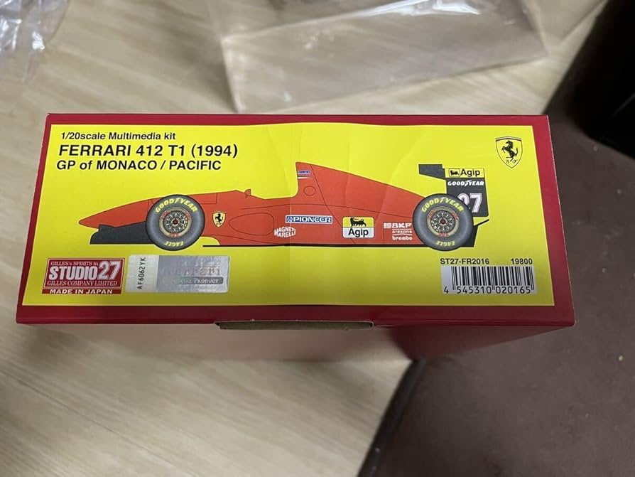 1/20 スタジオ27 ジョーダン J197 ベルギーGP タバコデカール付き