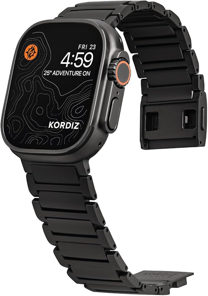 Amazon.com: KORDIZ Titanium Watch Band TX Pro Max - Fits Apple