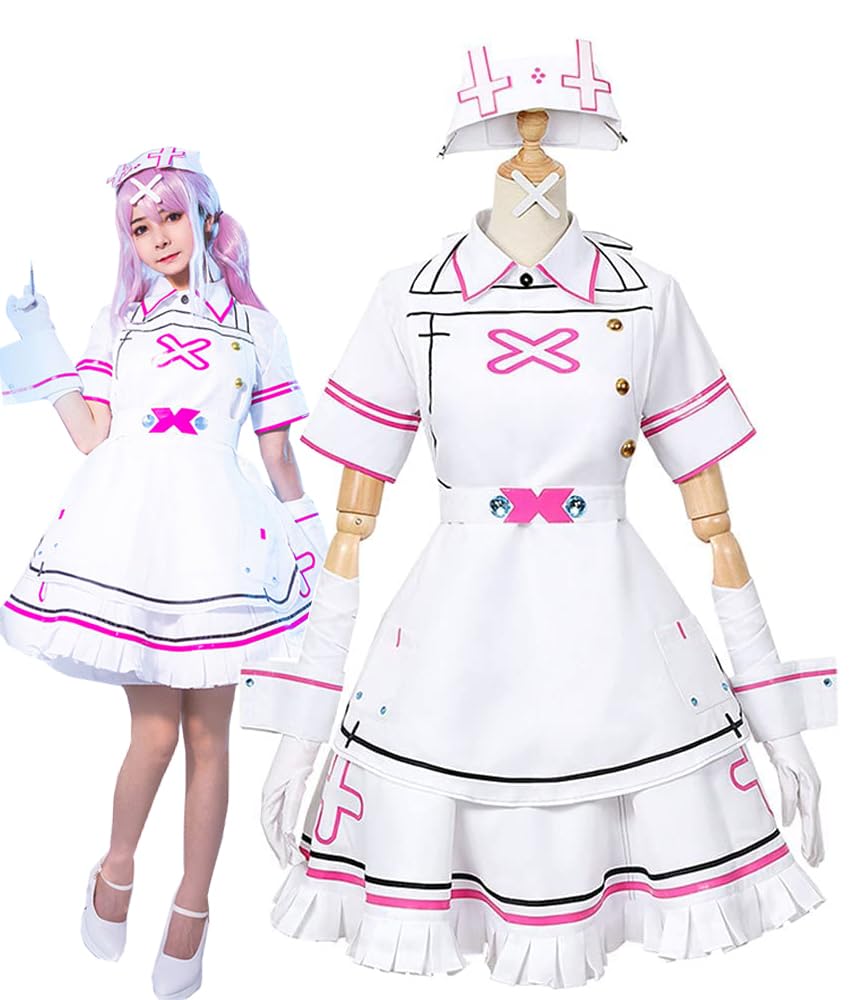 Amazon.co.jp: [COSYAYA] 健屋花那 コスプレ 衣装 すこや かな ナース