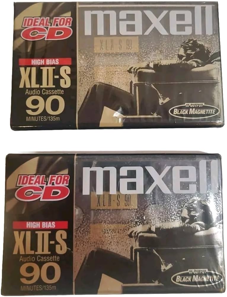 Amazon.com: Maxell XLII-S 90 Minutes High Bias Cassette Tape (2
