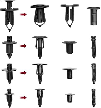 Amazon.com: Beyisi 80pcs M6 M7 M8 M9 Plastic Fender Clips Body