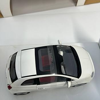 Amazon | FIAT ディーラー特注 MONDO MOTORS 1/18 Nuova FIAT500 White