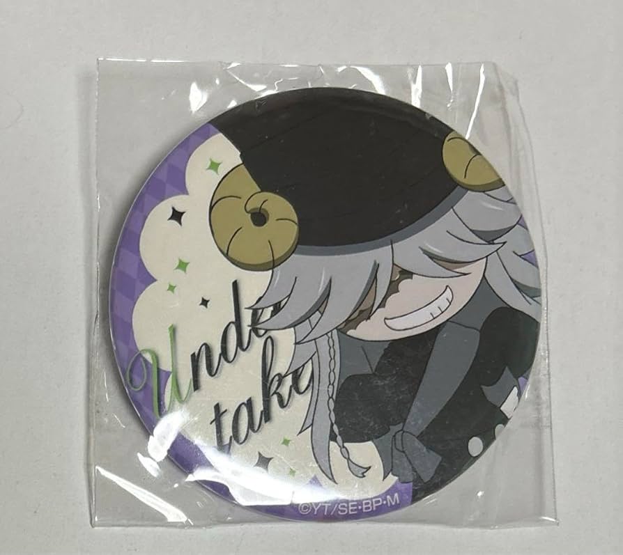 Amazon.co.jp: 黒執事 葬儀屋 アンダーテイカー 缶バッジ イベント