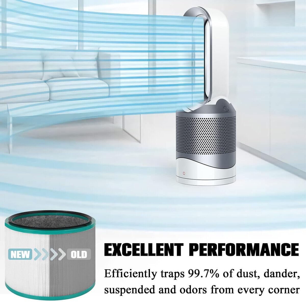 Amazon.com: For Dyson Pure Hot & Cool Link Air Purifier HP03 HP02