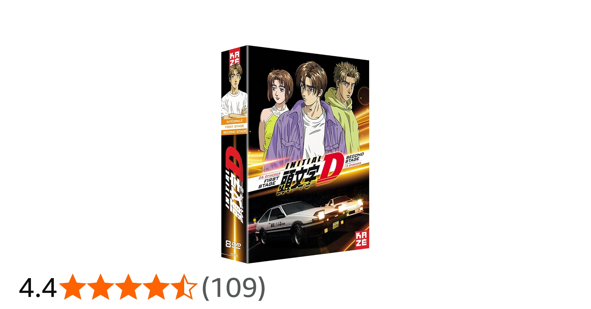 Amazon.co.jp: 頭文字D イニシャルD アニメ TVシリーズ 全39話 欧州版