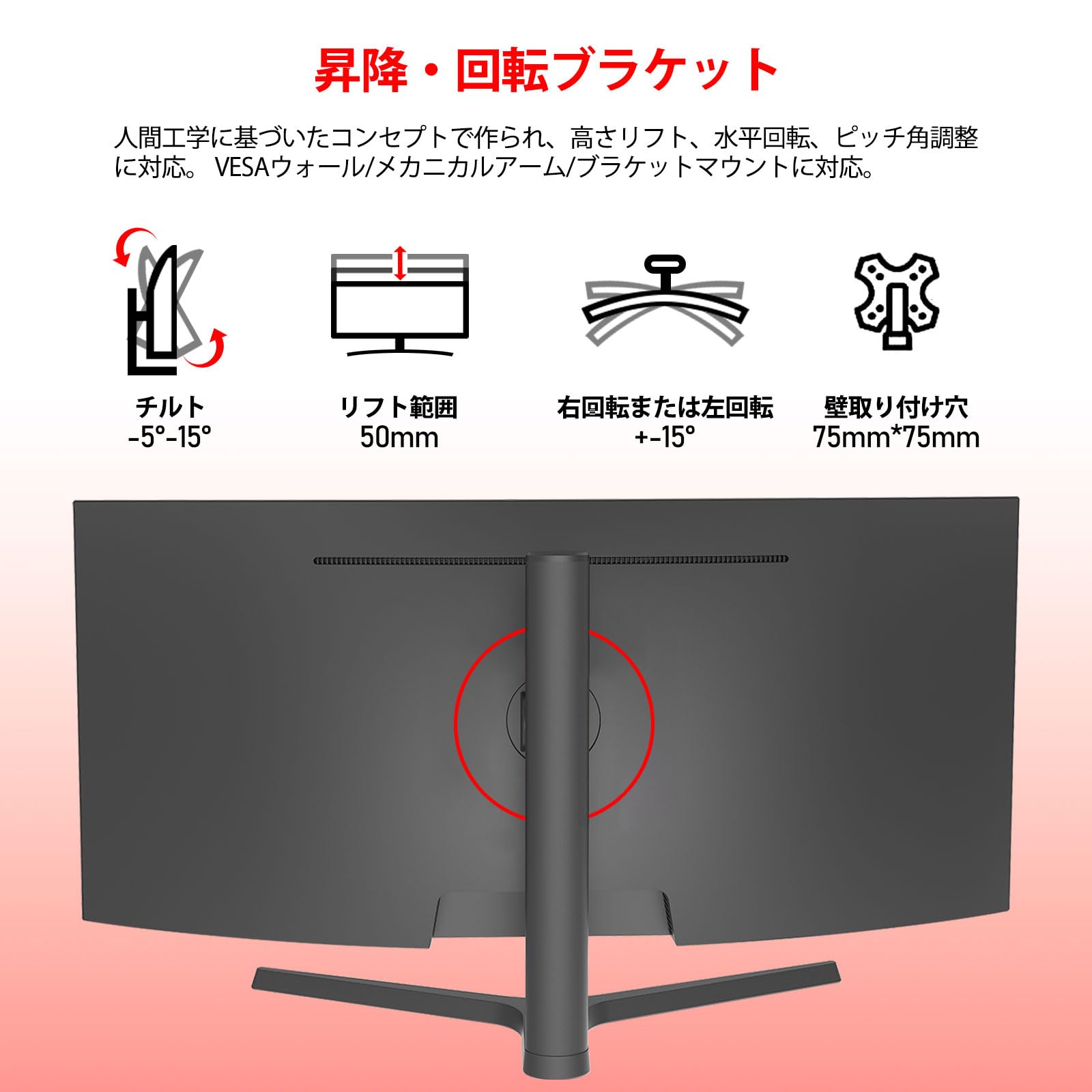 Amazon.co.jp: AESNO 34インチ ゲーミング モニター 湾曲 UWQHD 165Hz
