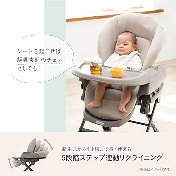 Amazon | Combi コンビ ハイローチェア ネムリラ Fit AQ ベージュ