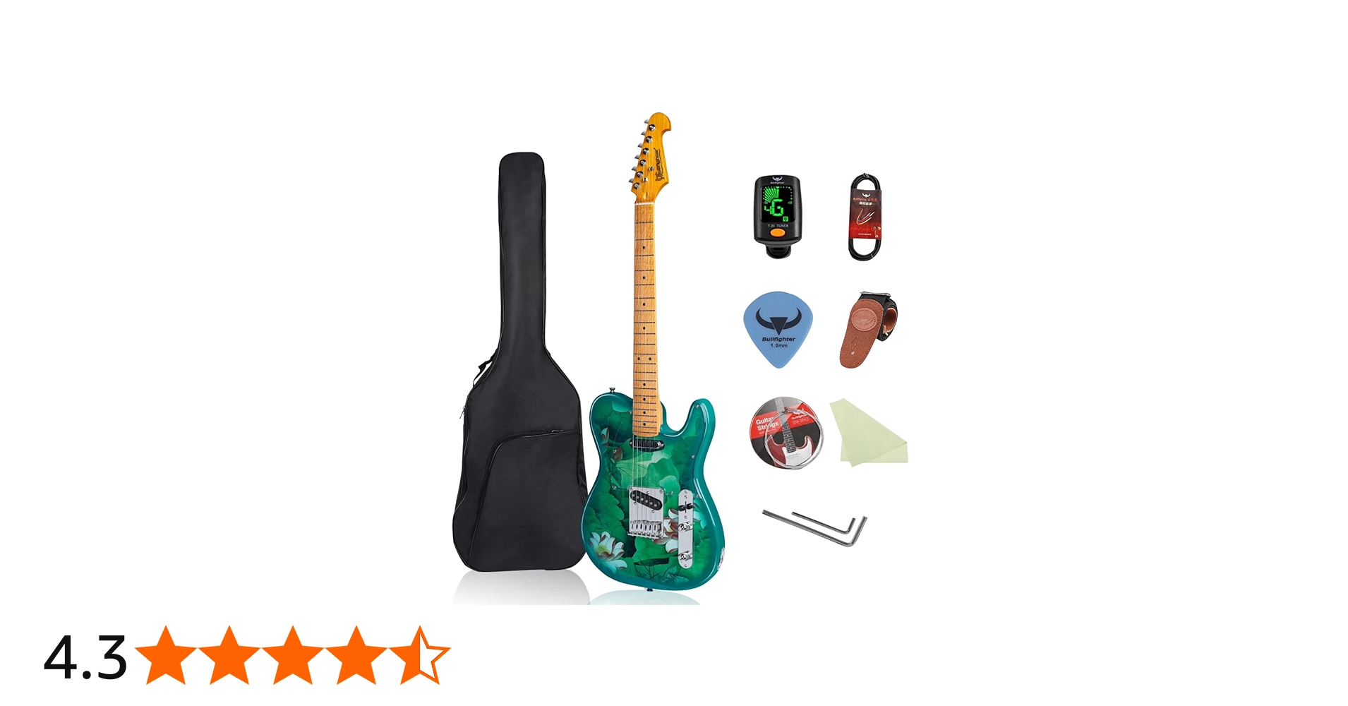 Amazon | Bullfighter エレキギター TLテレキャスター大人 初心者