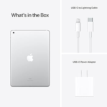Amazon.com : Apple 2021 iPad, 10.2-inch, Wi-Fi, 256GB - Silver