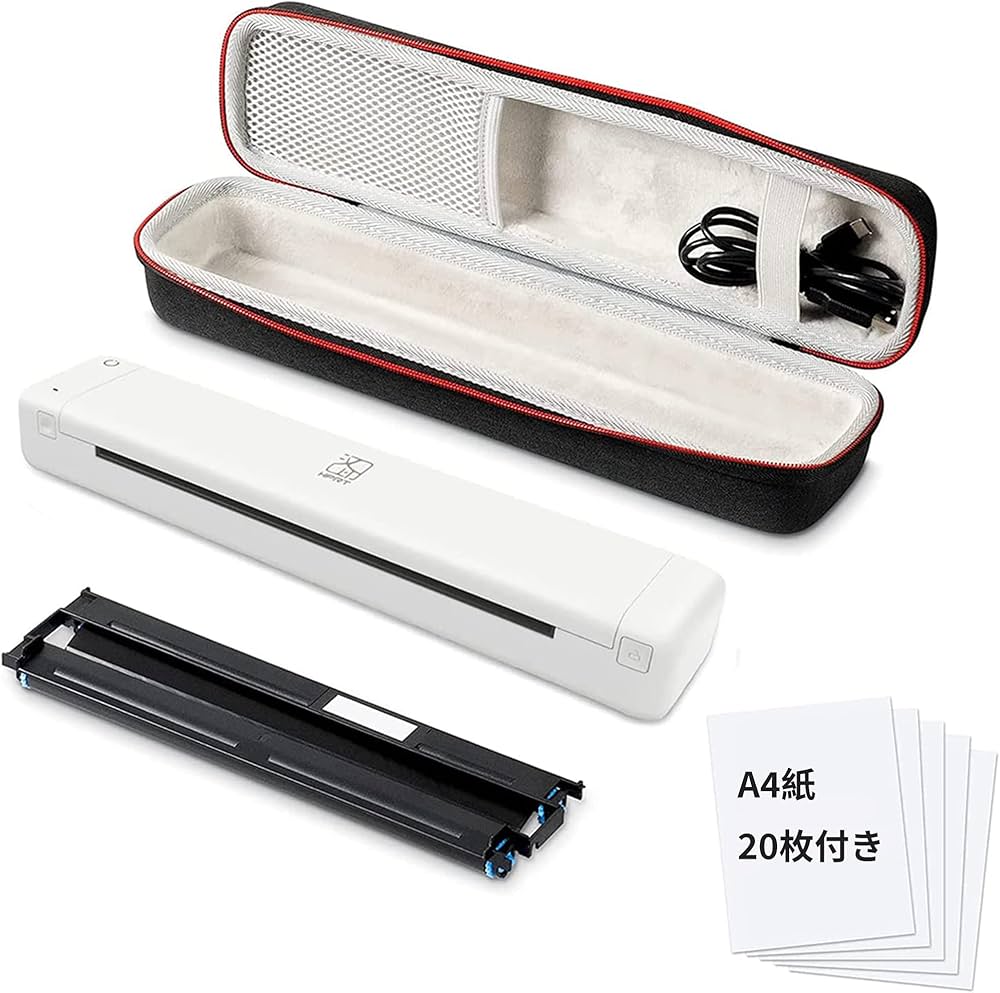 Amazon | HPRT A4モバイルプリンター MT800Qセット インクリボン 保護